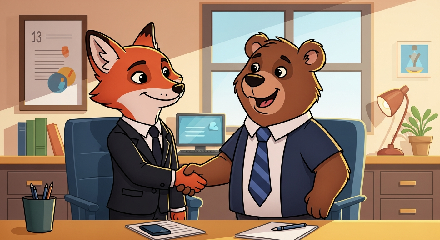 Animal Cartoon 2D style preview — explainer video scene